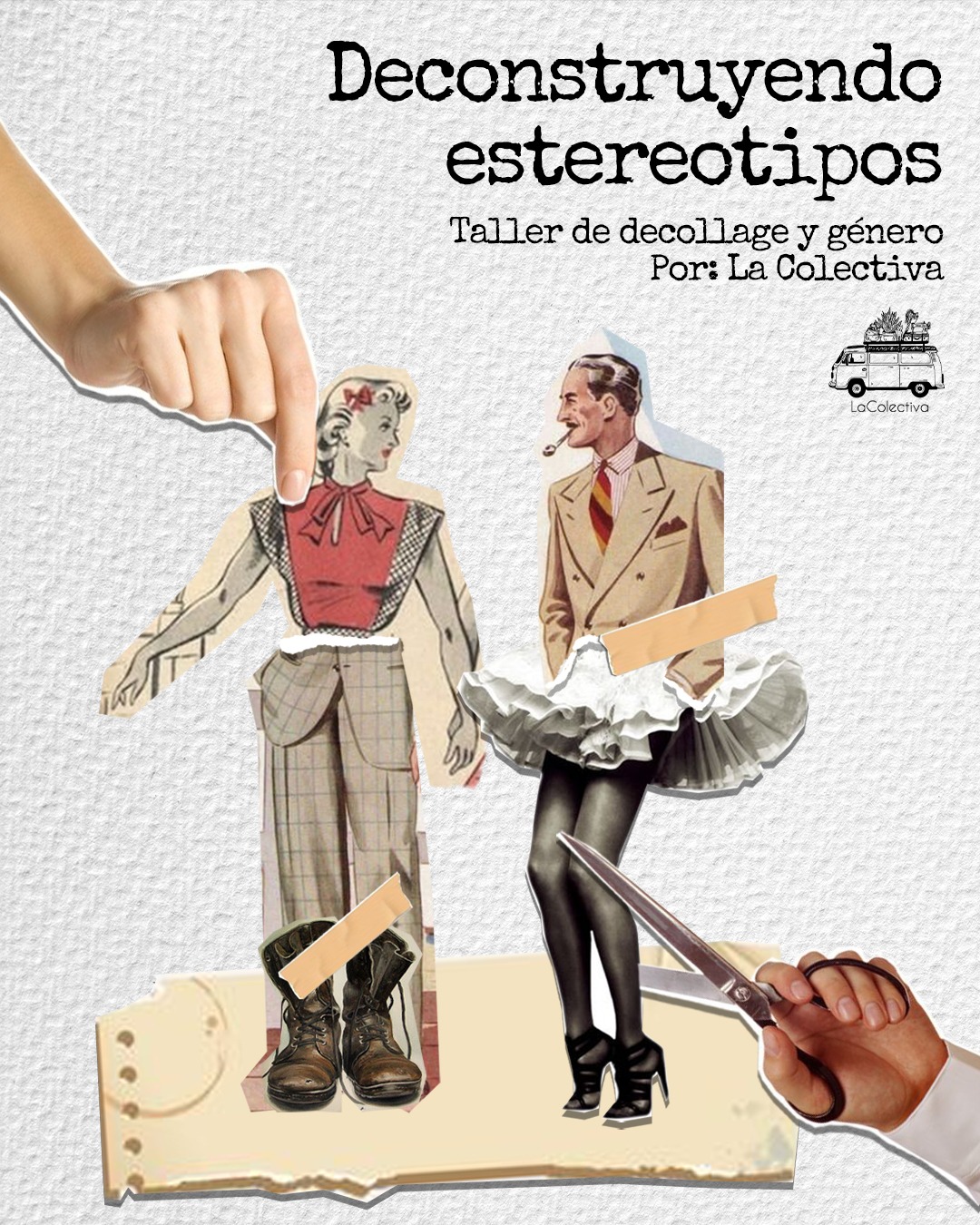 Línea gráfica taller Deconstruyendo estereotipos IPRED 2025.