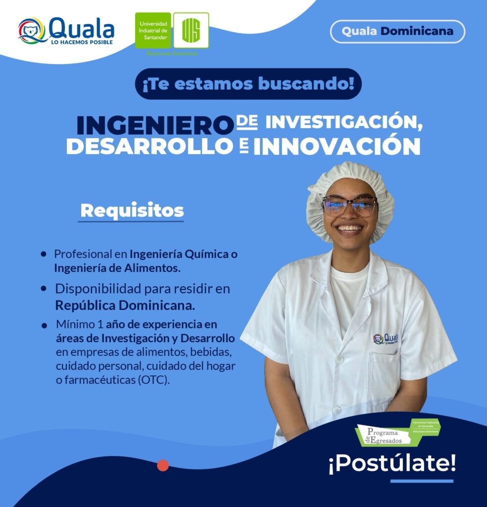 Línea gráfico jornada de reclutamiento laboral en la UIS por la empresa Quala 2025. 