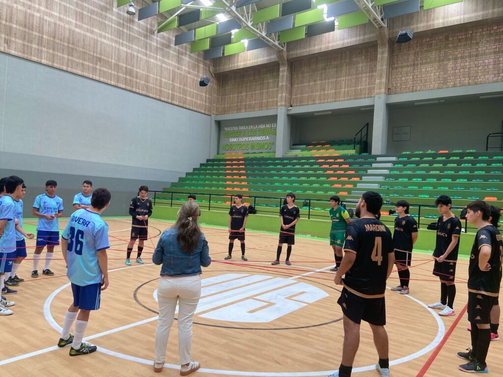 Deportistas UIS en taller de reflexión con el Centro de Escucha 