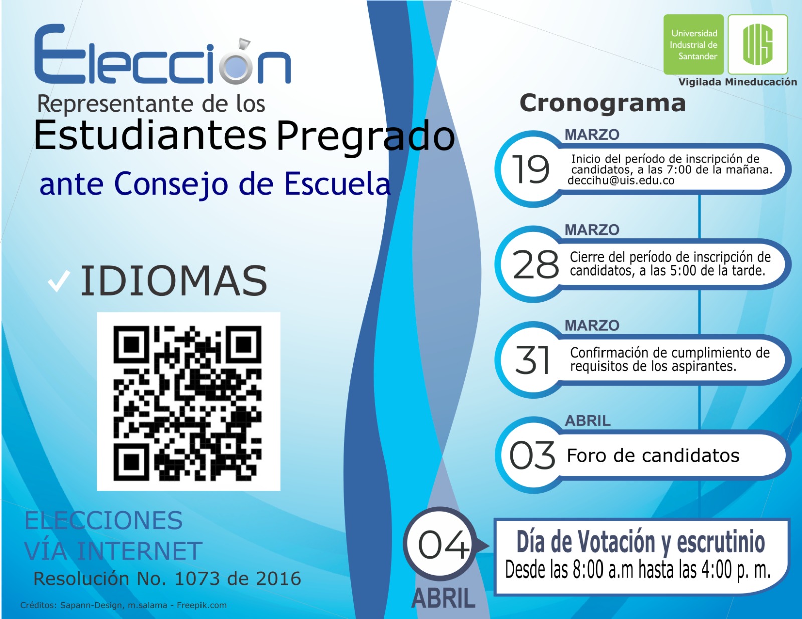 Proceso de Elección del Representante de Estudiantes Pregrado ante el Consejo de Escuela de Idiomas