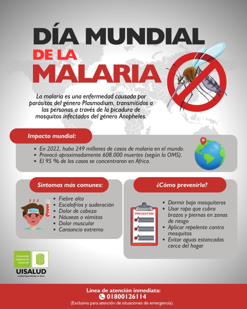 Pieza gráfica del Día Mundial de la Malaria