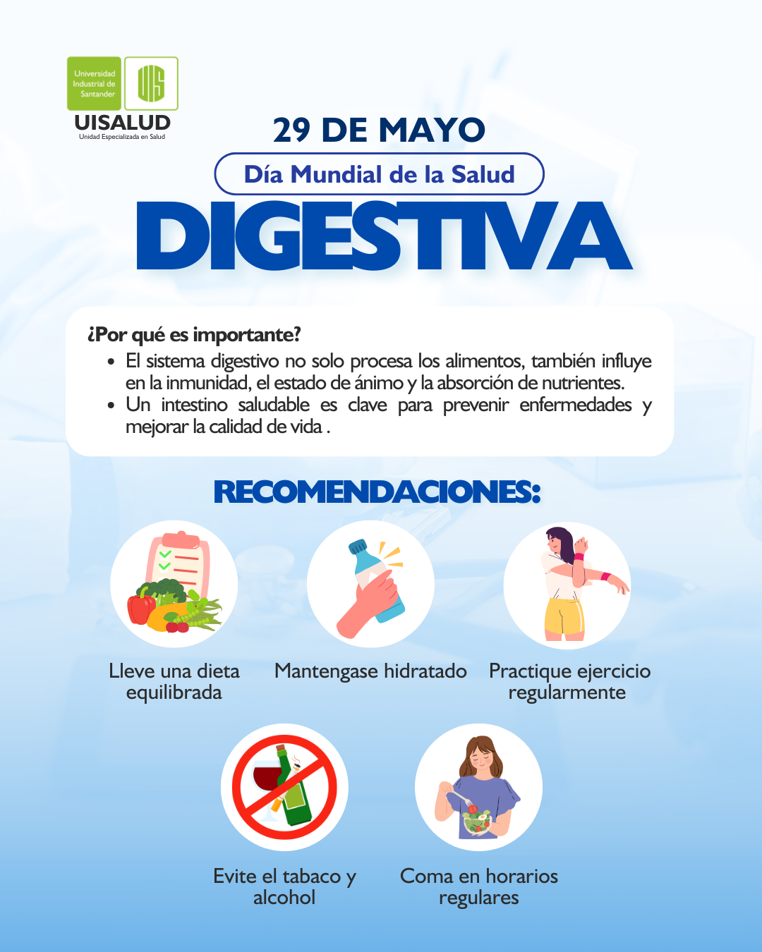 Día Mundial del salud digestiva