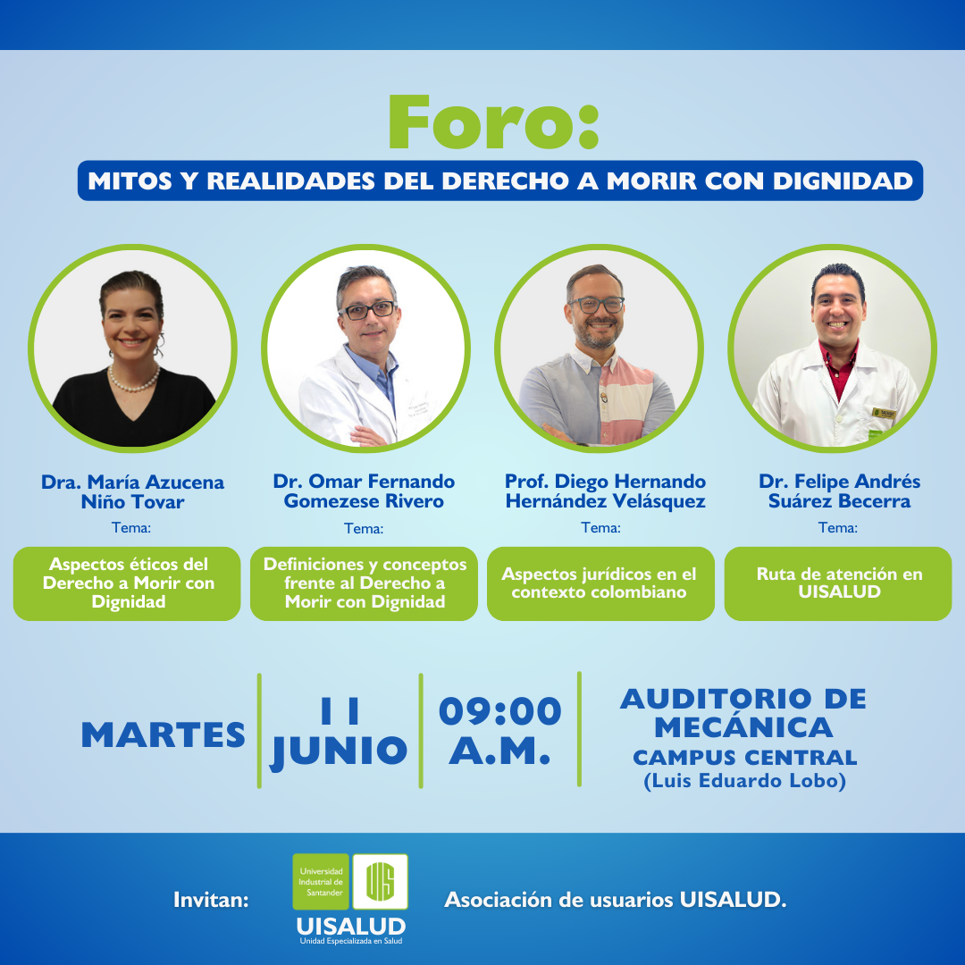 Invitación Foro Morir Dignamente
