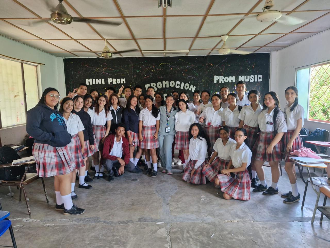 Estudiantes colegio Puerto Wilches