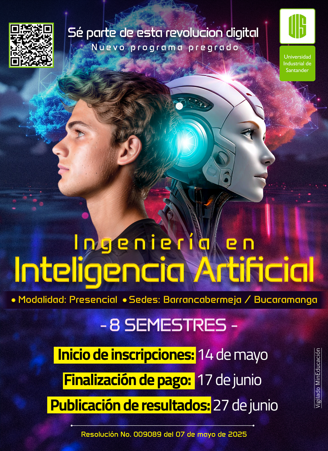Pieza gráfica del programa de Inteligencia Artificial