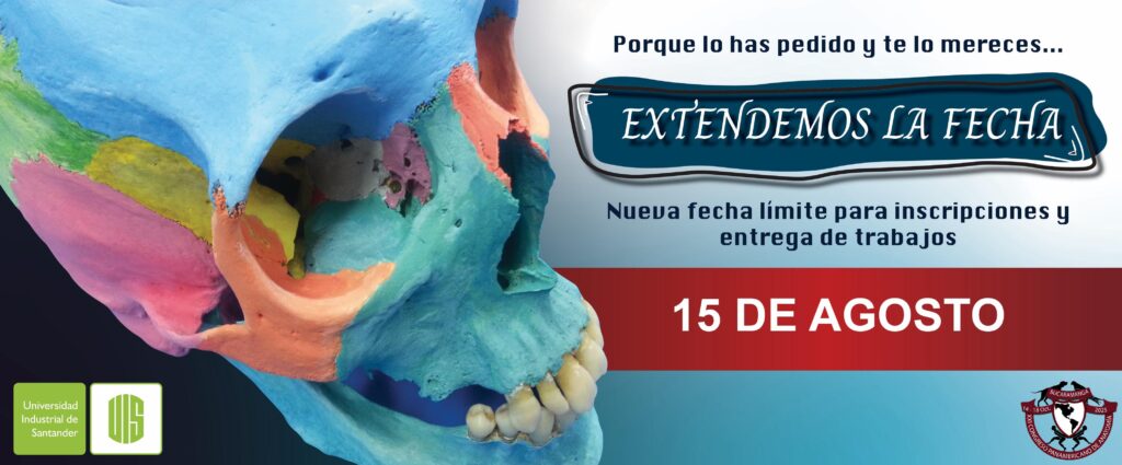 Pieza gráfica de ampliación de fechas del congreso de anatomía
