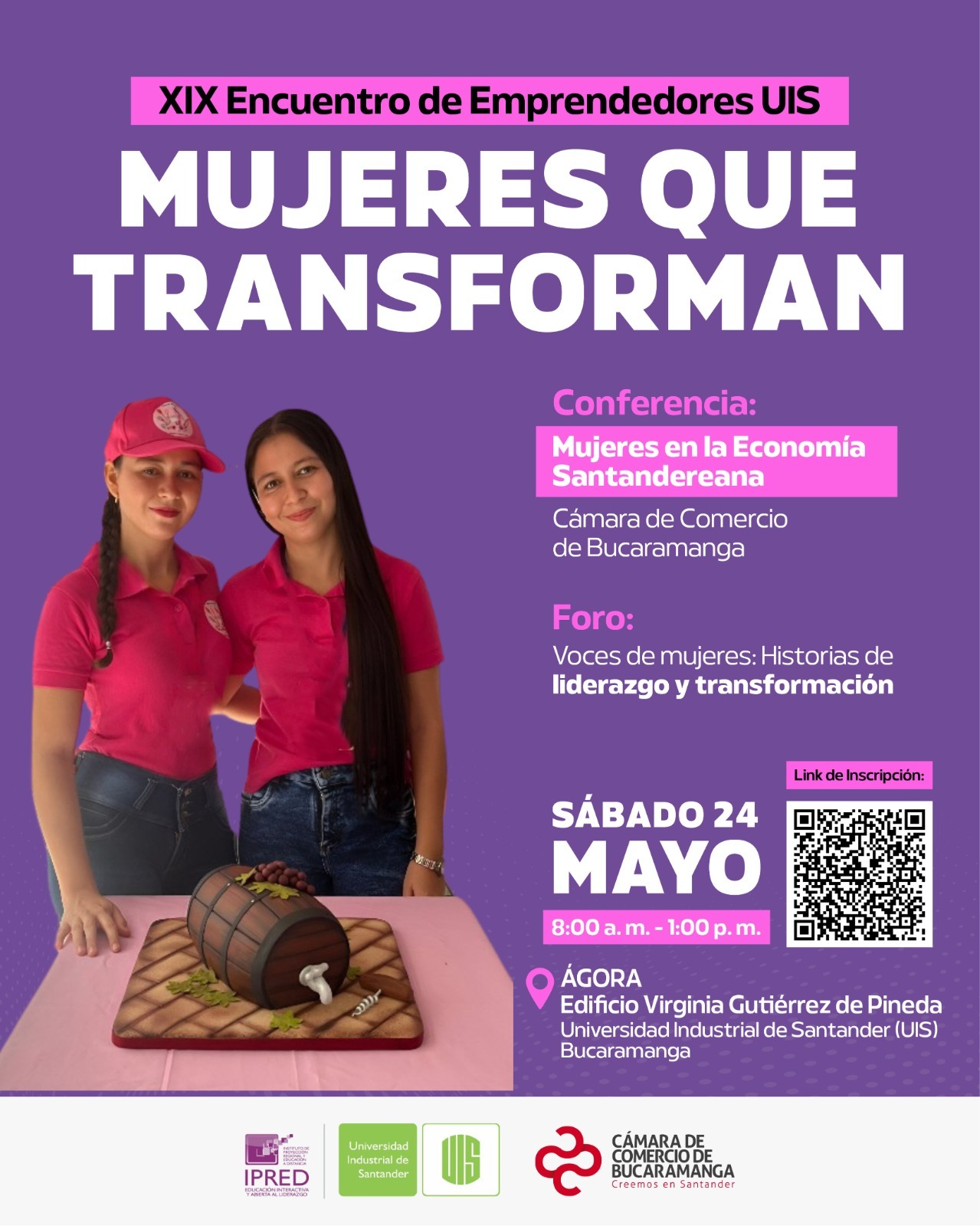 Imagen que muestra la información del evento