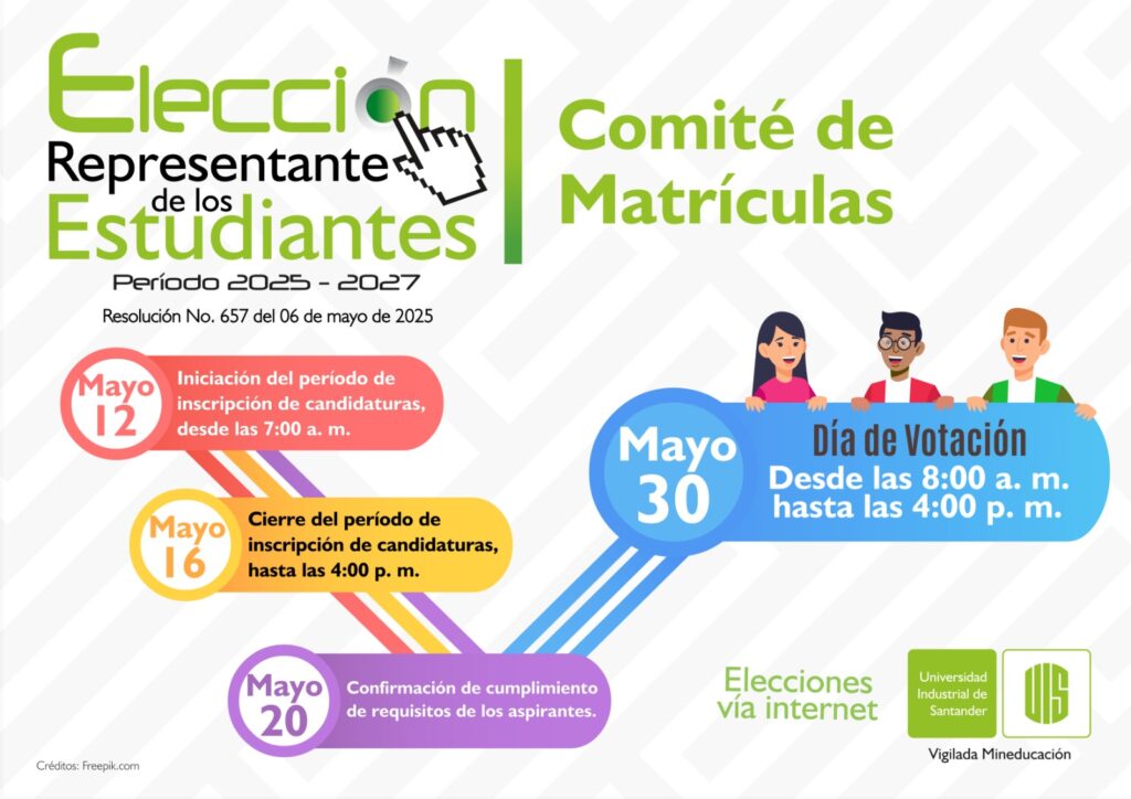 flayer Elección Comité de Matrículas