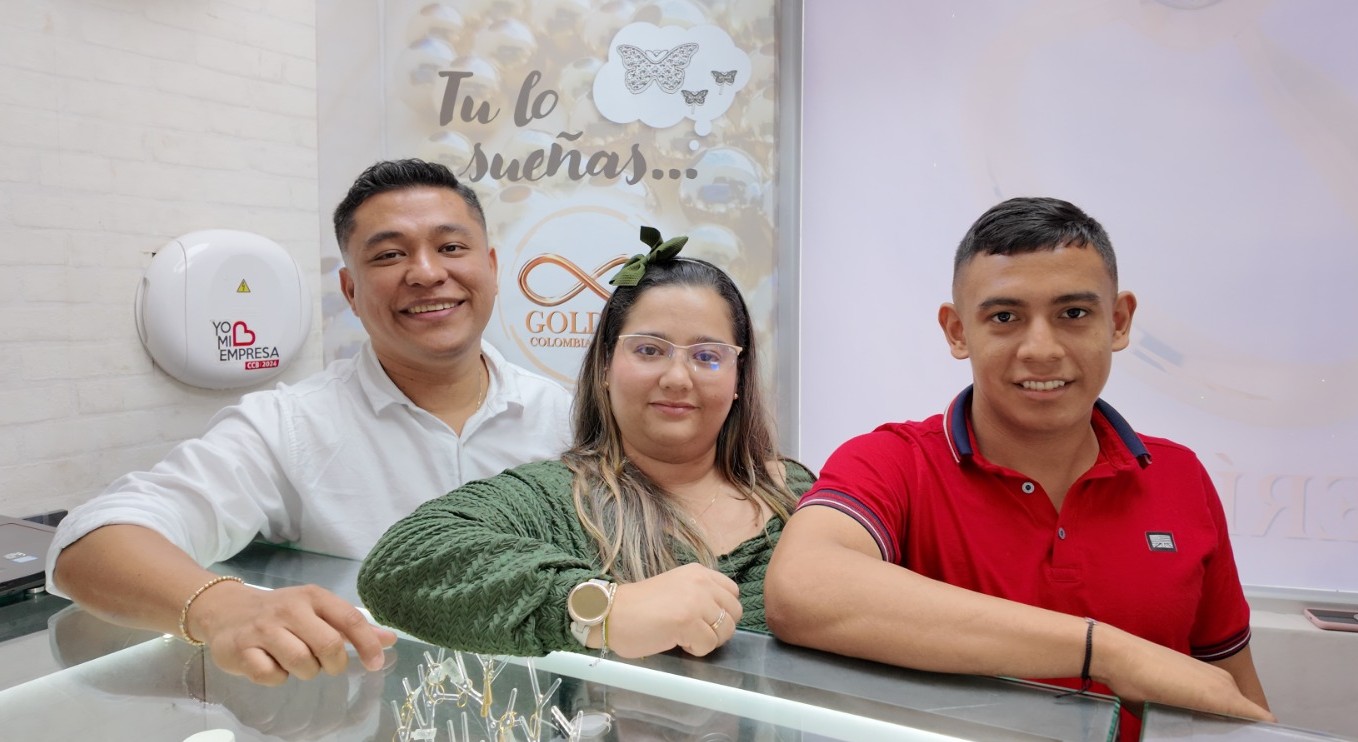 Golden Colombia Joyería, emprendimiento de egresados UIS, apoyado por UIS Emprende.