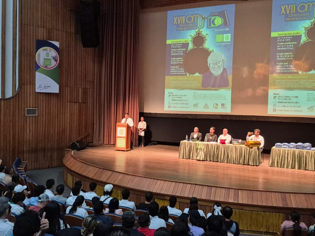 The Dean of Sciences also recognized the School of Mathematics' Pride project.