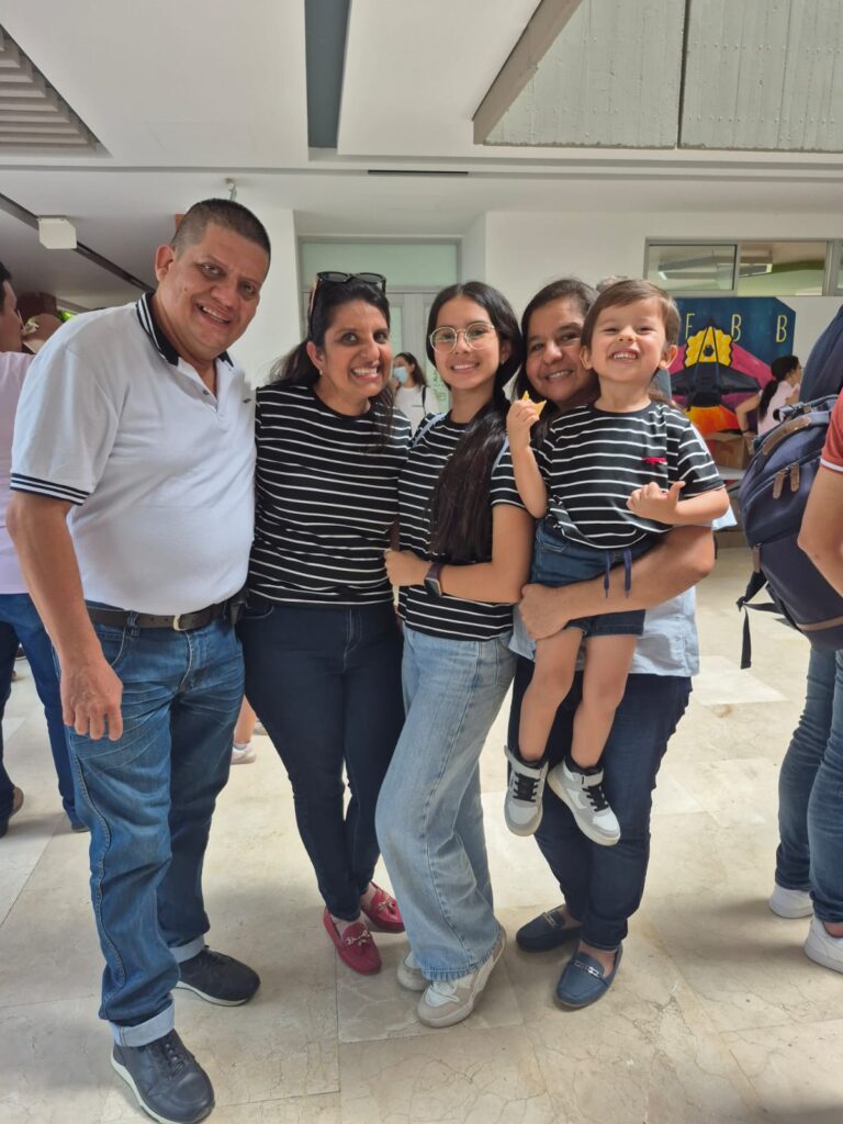 Entire families were with the finalists and winners.