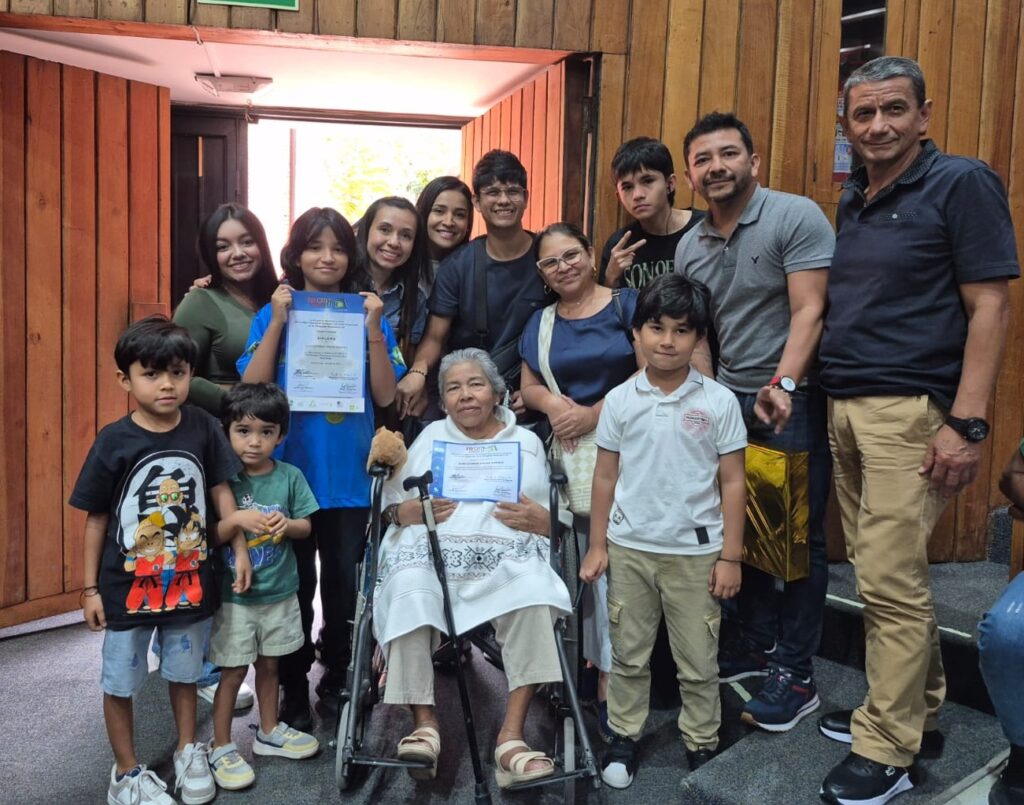 Everyone was present, accompanying Juan Esteban Triana Ramírez.