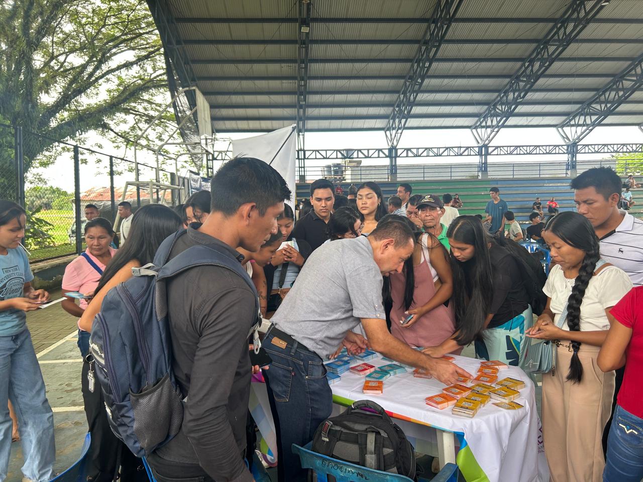 Imagen de la Feria Educativa en Mitú.