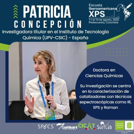 Invitada Escuela Iberoamericana de Espectroscopía XPS UIS