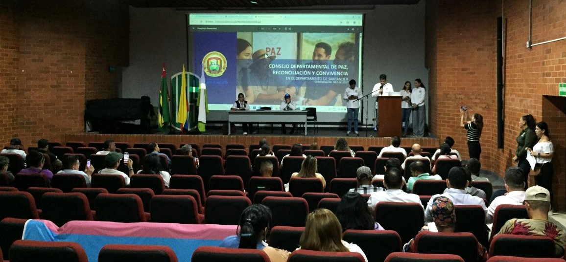 The election session of the Departmental Council for Peace was held at the Ágora of UIS.