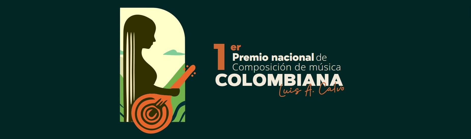 Imagen oficial del Premio Nacional de Composición de Música Colombiana