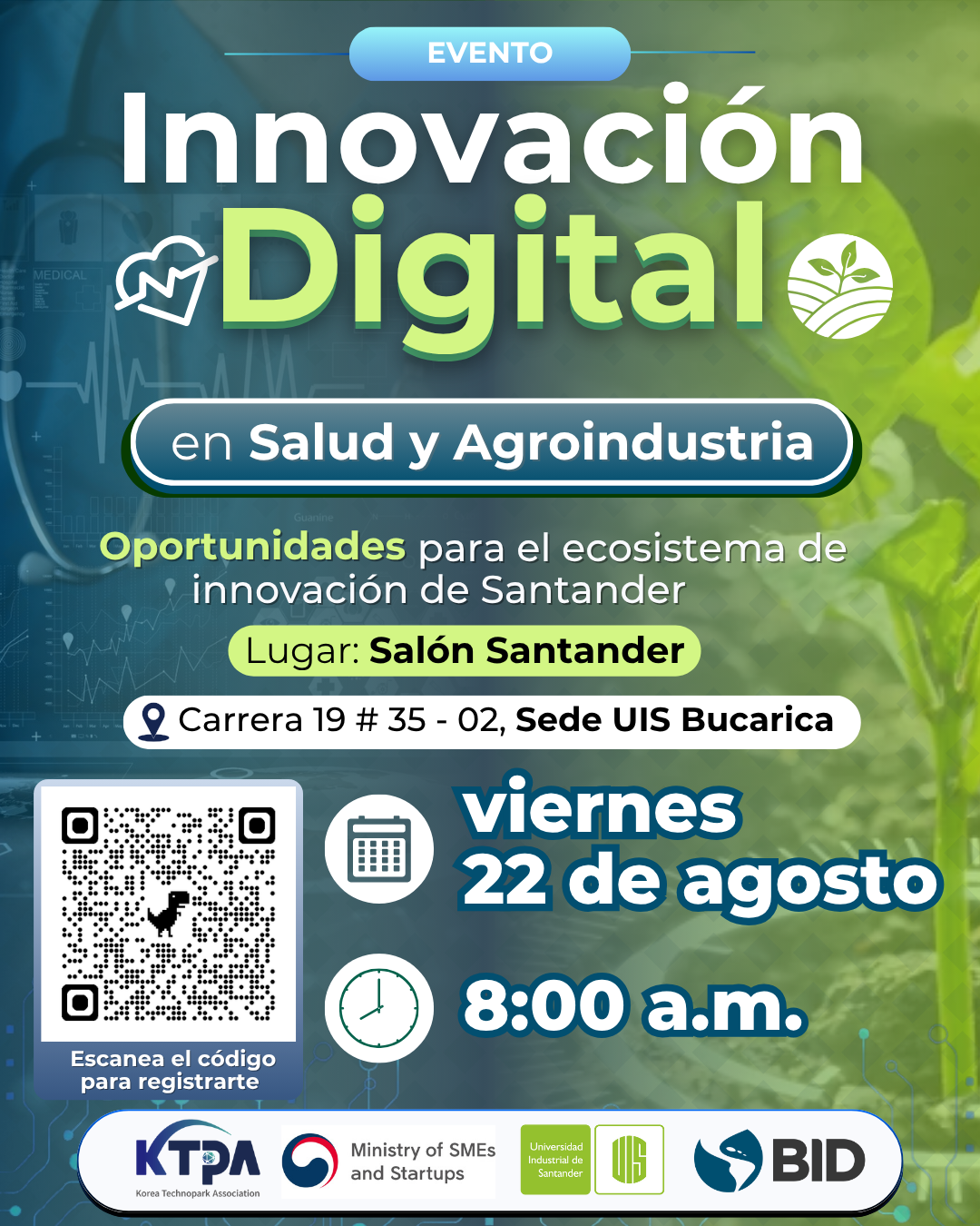 Evento Innovación Digital en Salud y Agro UIS