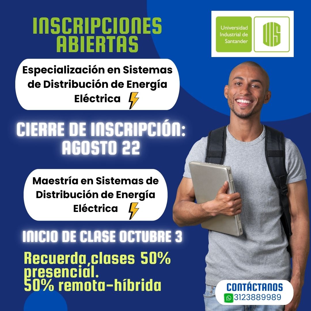 Pieza gráfica con información de las inscripciones.