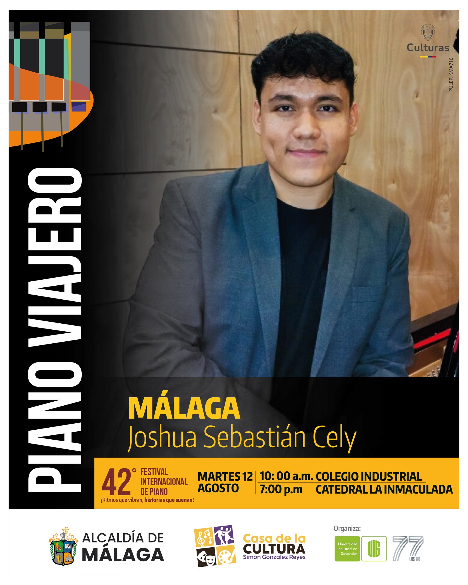 Pieza de invitación al Festival de Piano en Málaga