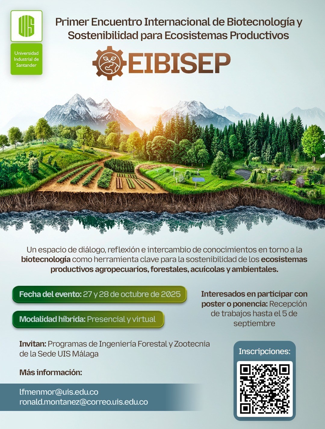 Pieza gráfica de invitación