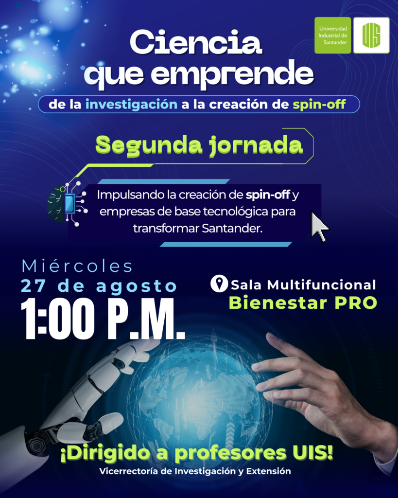 Pieza informativa segunda jornada Ciencia que emprende