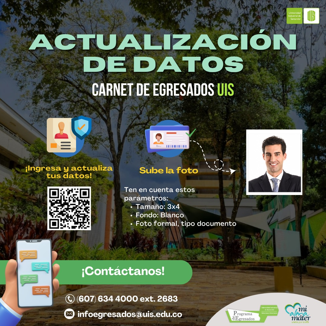 Imagen de la actualización de datos para egresados UIS