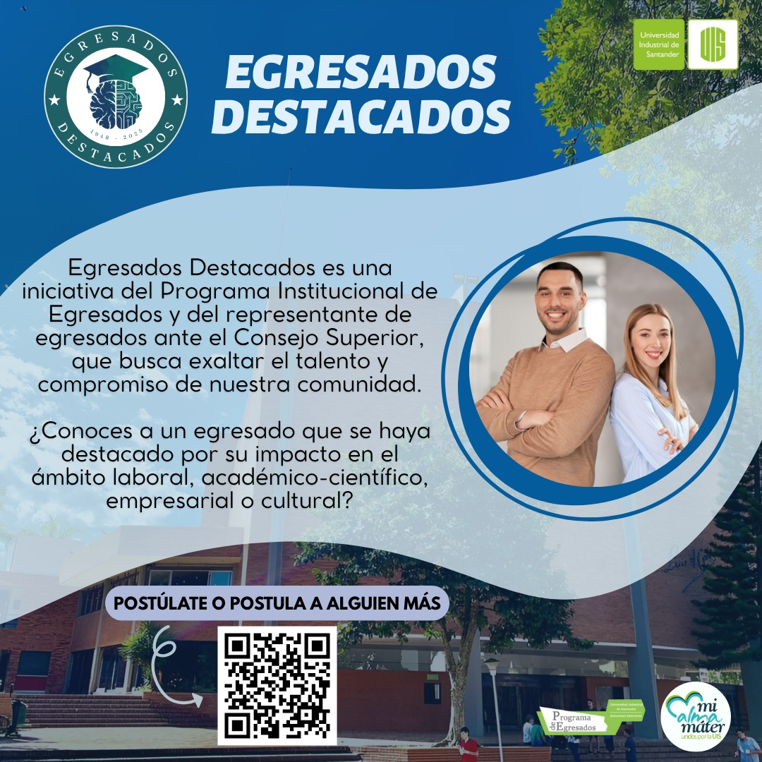 Imagen de la convocatoria del Egresado destacado