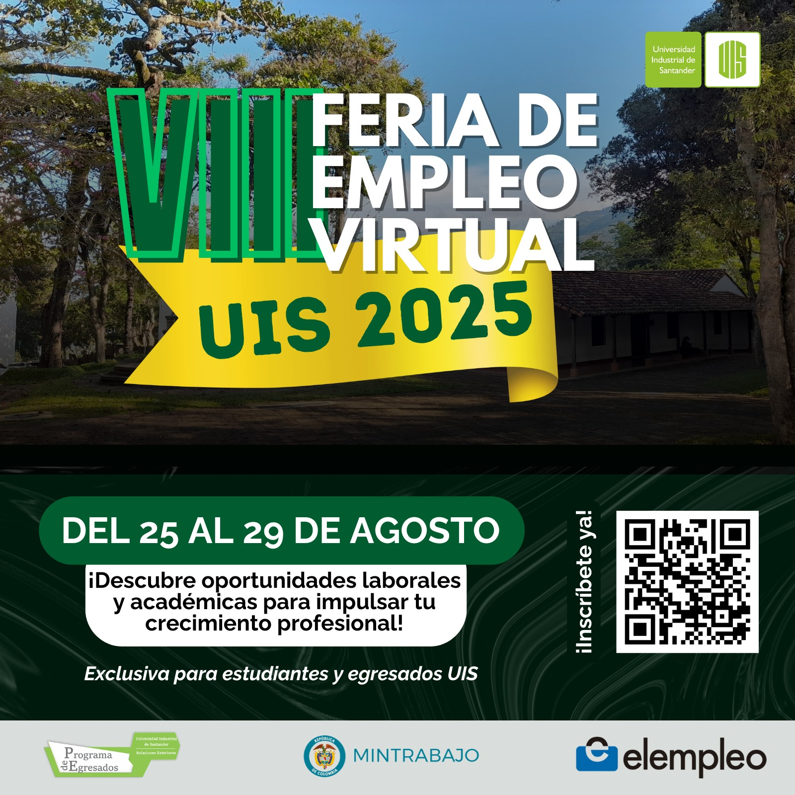 Pieza gráfica de la Feria virtual de empleo