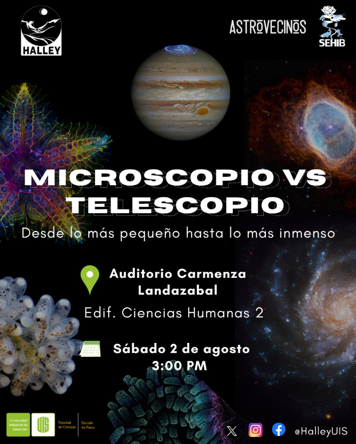 Imagen publicitaria del evento del Halley.