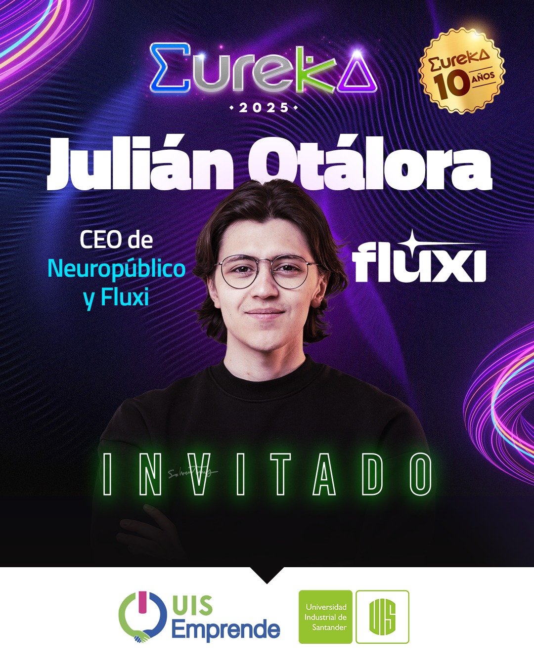 Flyer con publicidad de Eureka 2025