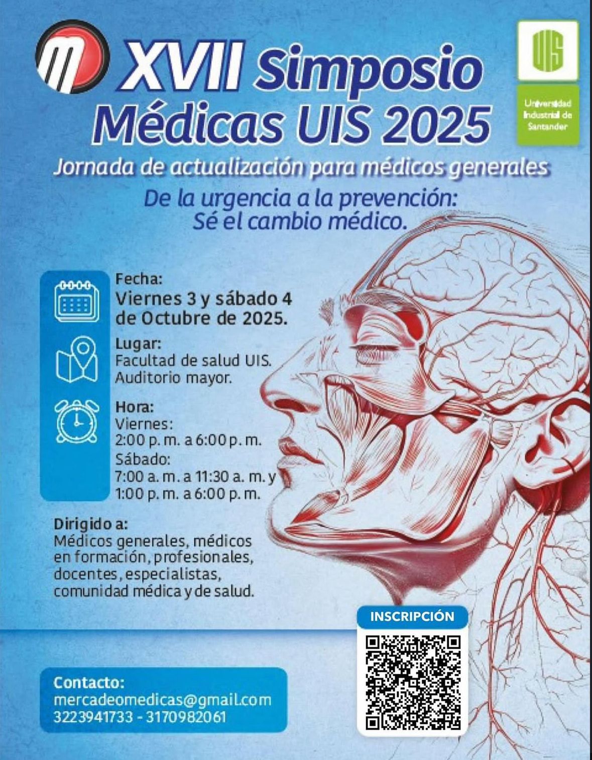 Flyer del Simposio Médico UIS 2025