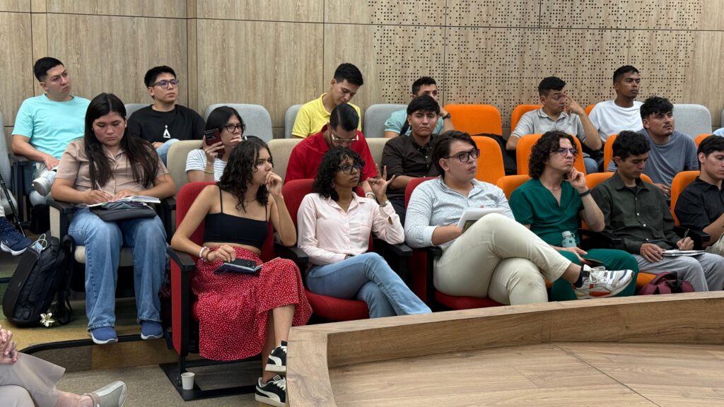 Estudiantes participantes socialización Vicerrectoría de Bienestar
