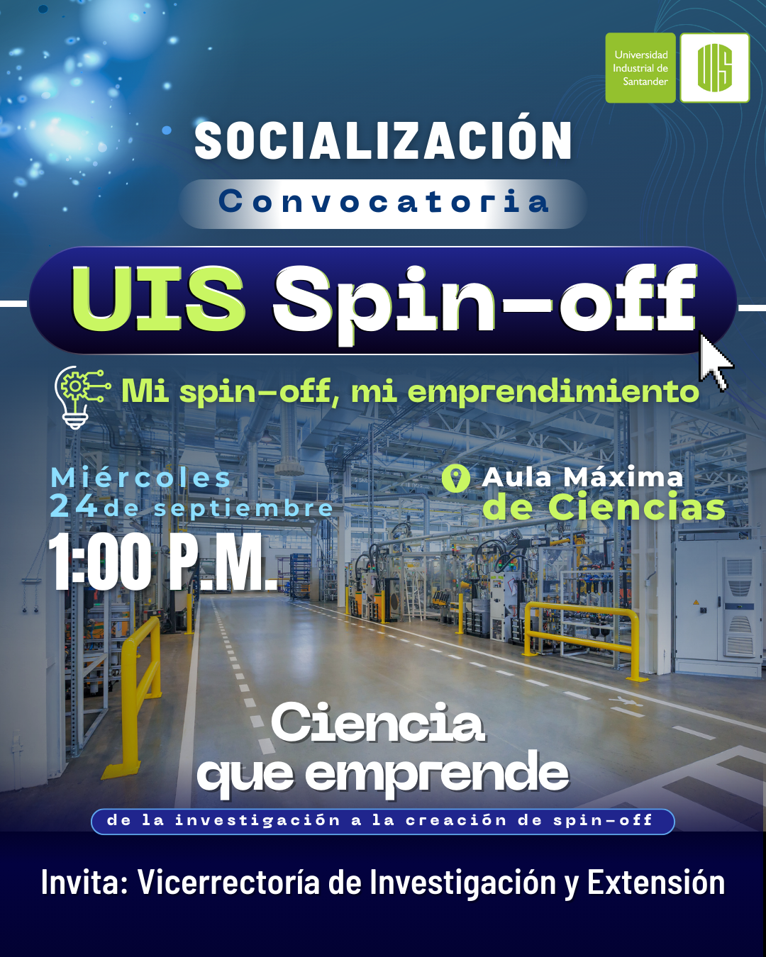 Socialización Convocatoria UIS Spin-off
