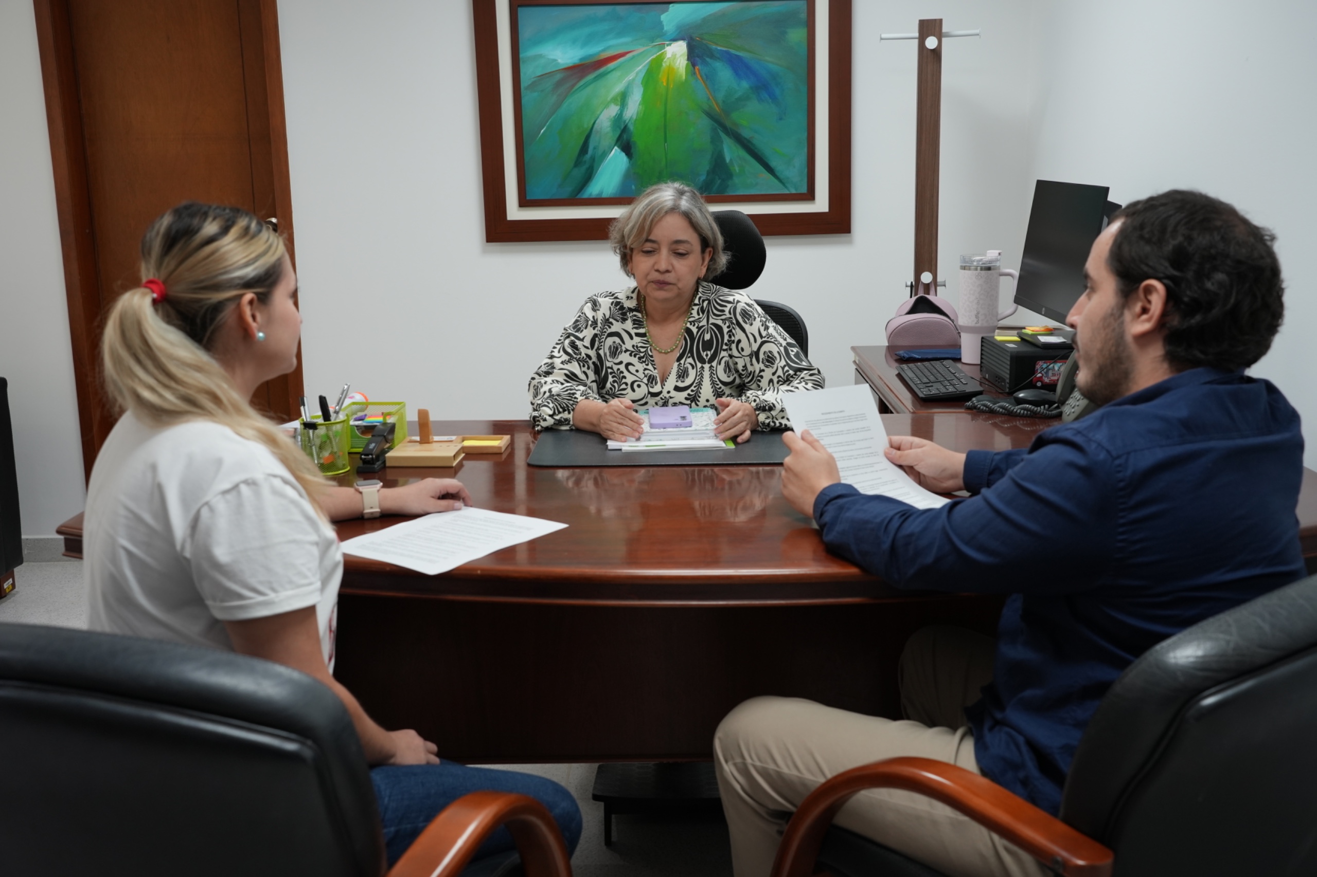 María Teresa Duarte Sierra, jefe de la División de Contratación UIS durante la adjudicación de la convocatoria.