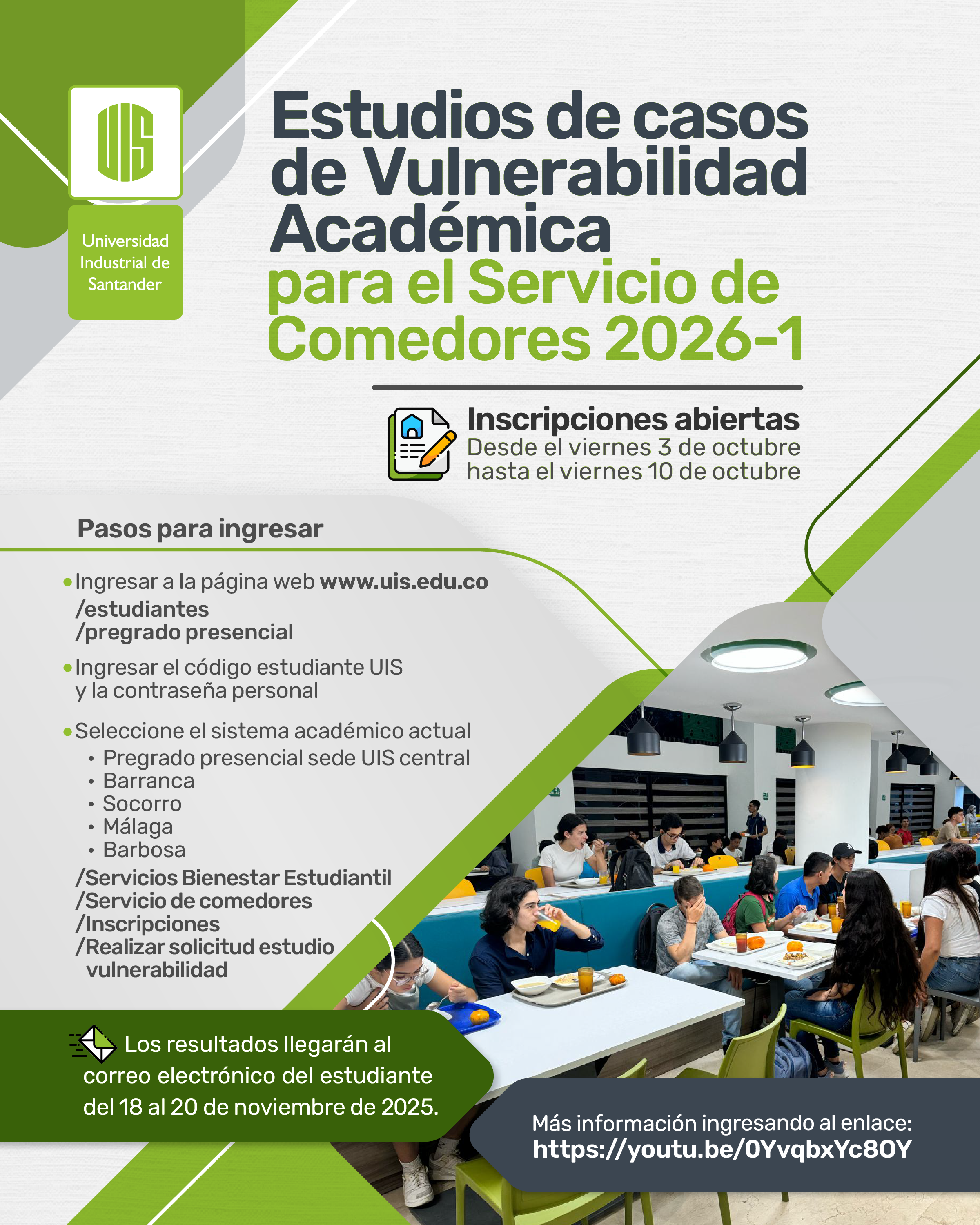 Pieza gráfica con información sobre la apertura de la convocatoria.