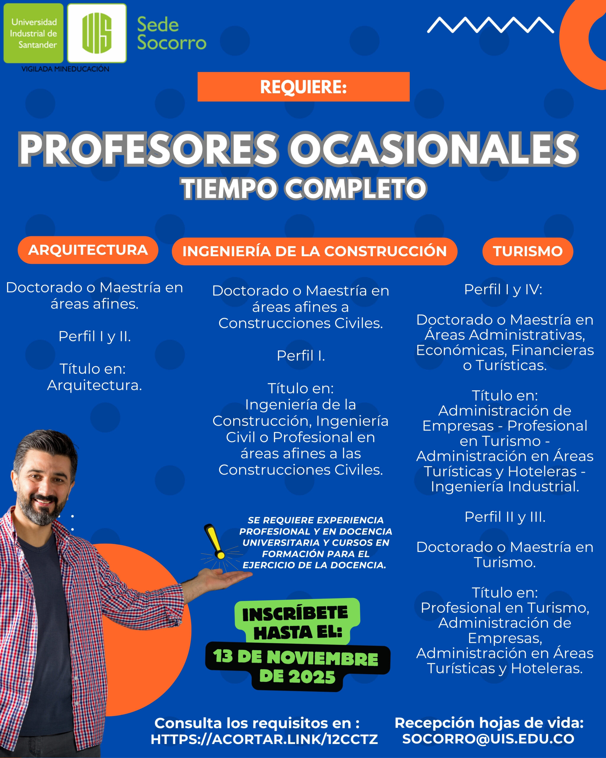 Convocatoria UIS Socorro