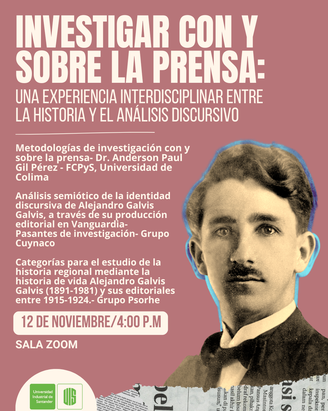 Flayer investigación prensa