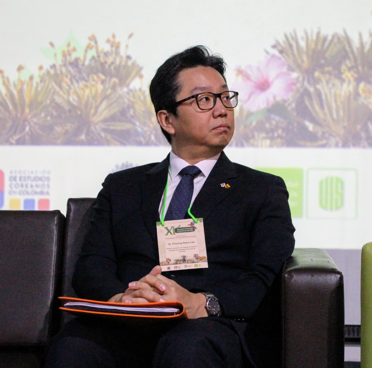 El Sr. Choong Geon Lee, ministro consejero y encargado de negocios de la Embajada de la República de Corea en Colombia.