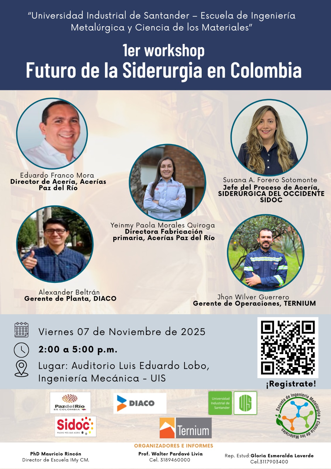 1er Workshop “Futuro de la Siderurgia en Colombia”