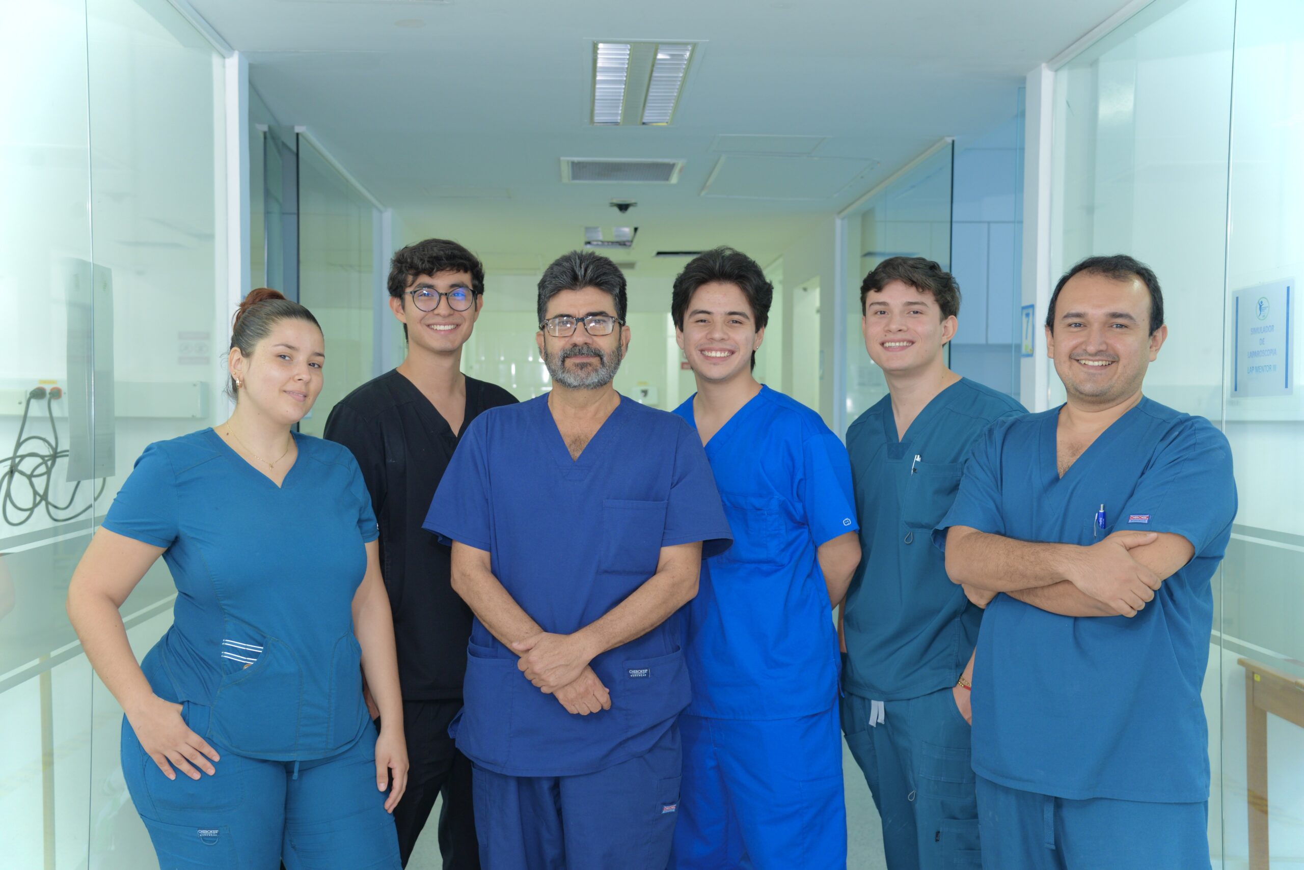 Fotografía de archivo de estudiantes de Medicina
