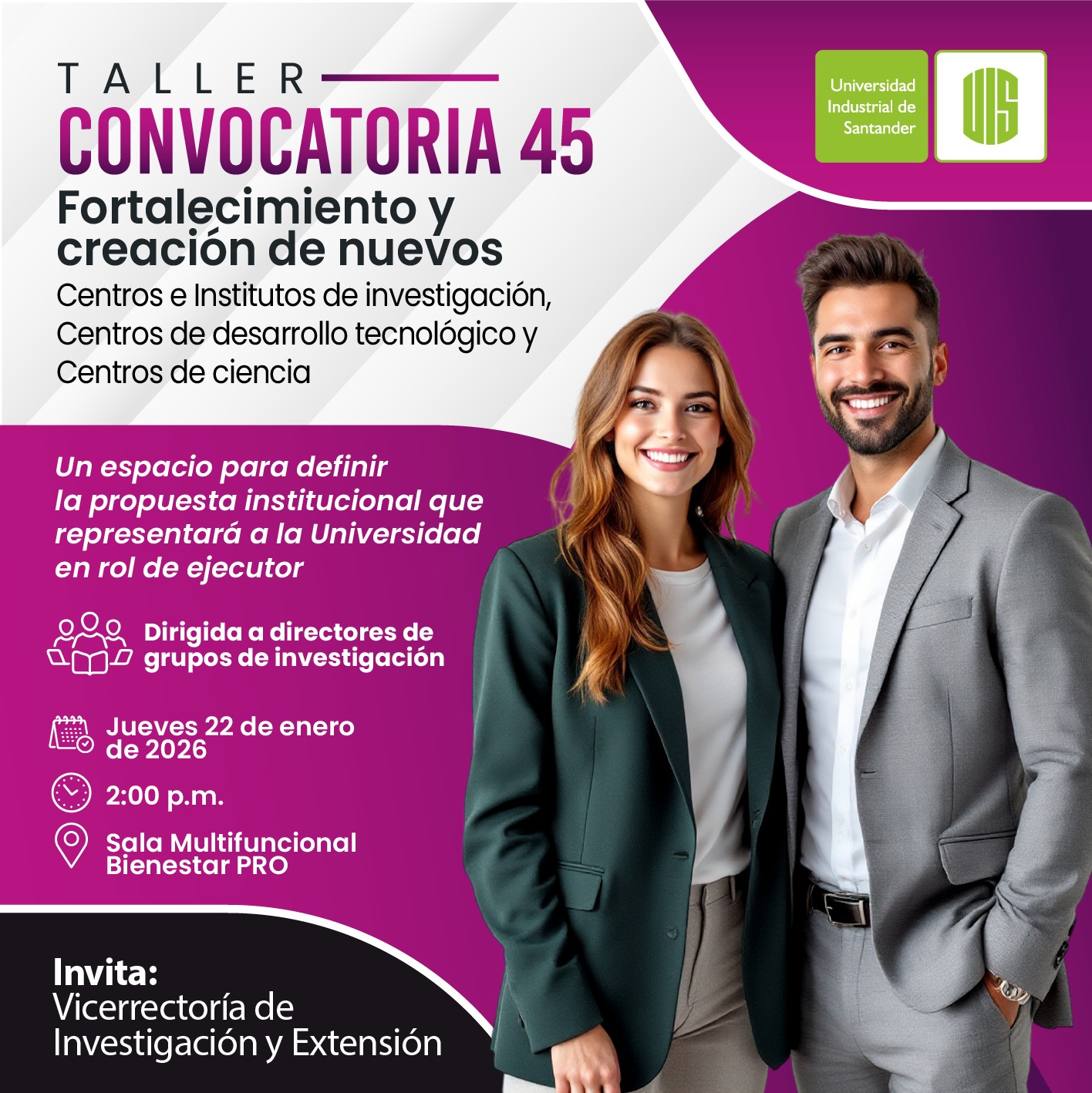 Taller Convocatoria 45 de Minciencias