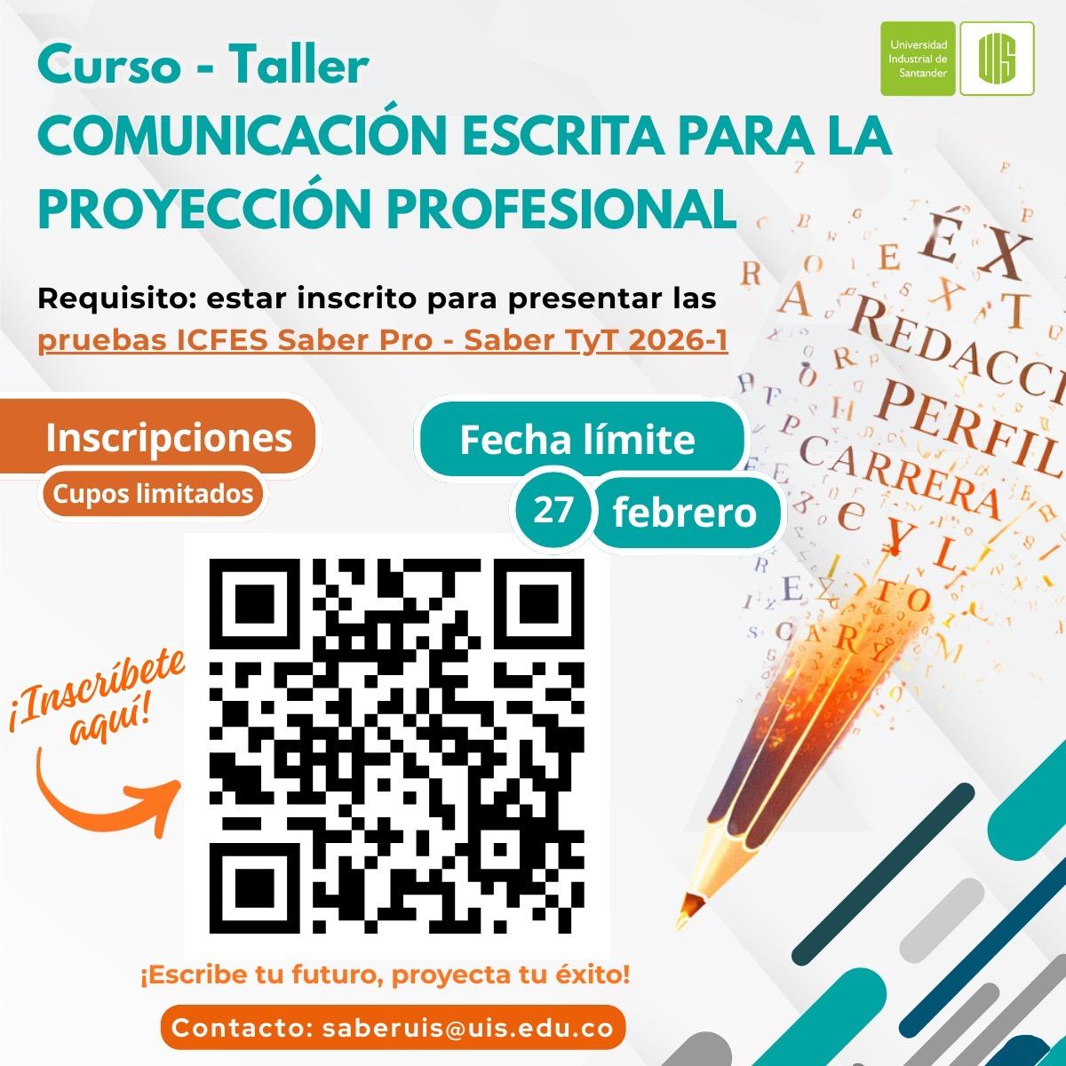 Flyer Taller comunicación escrita SEA 2026-1