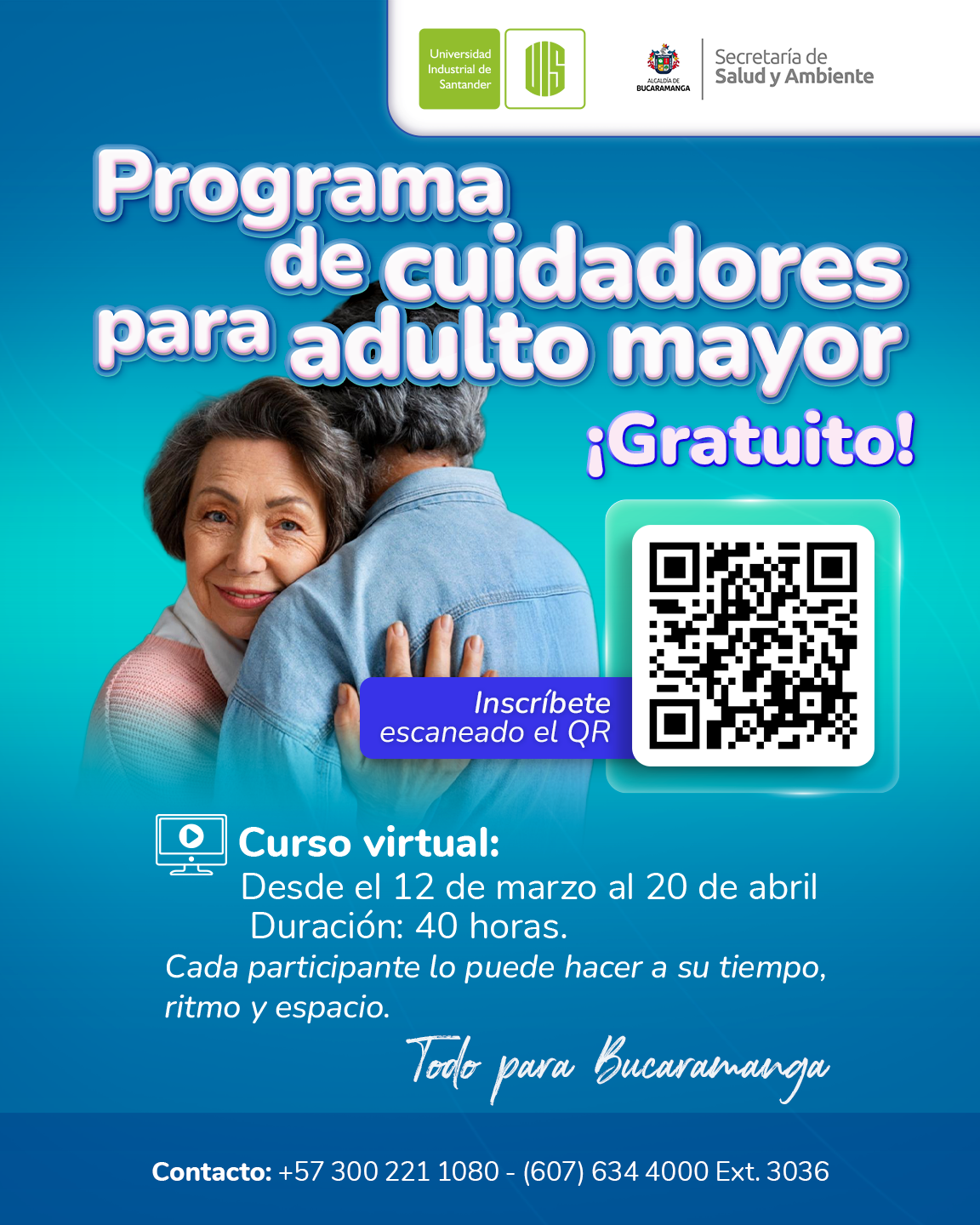 Flyer sobre el taller de cuidadores
