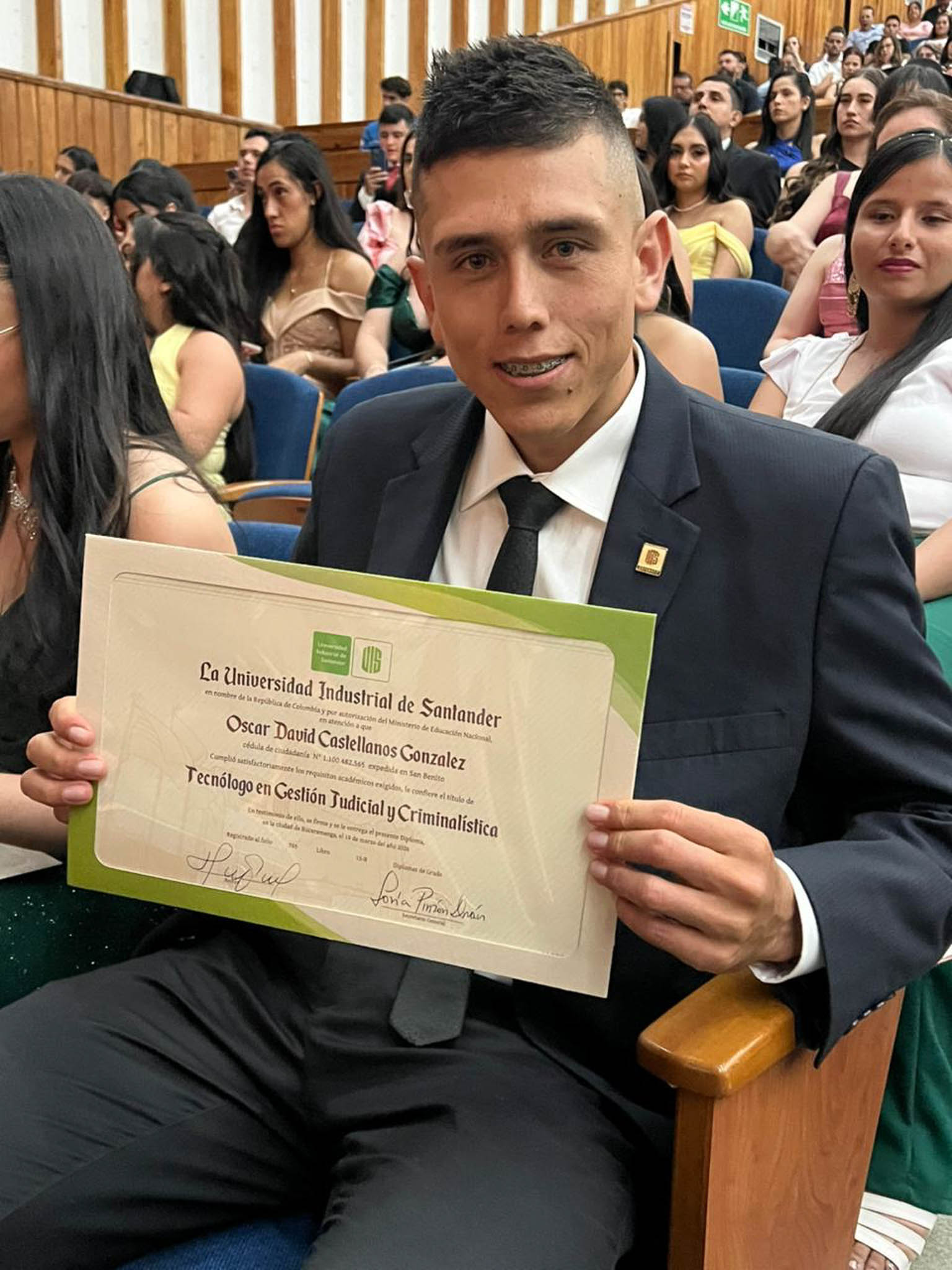 Oscar David - egresado UIS