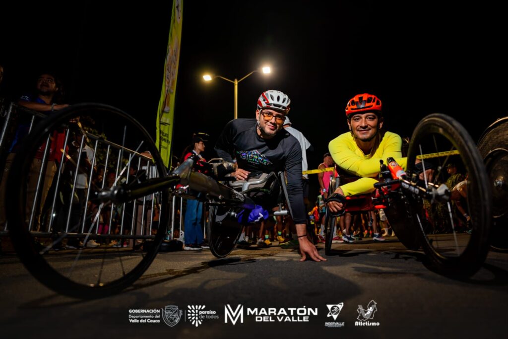 Jonathan Sebastián Delgado Barrera en la maratón del Valle