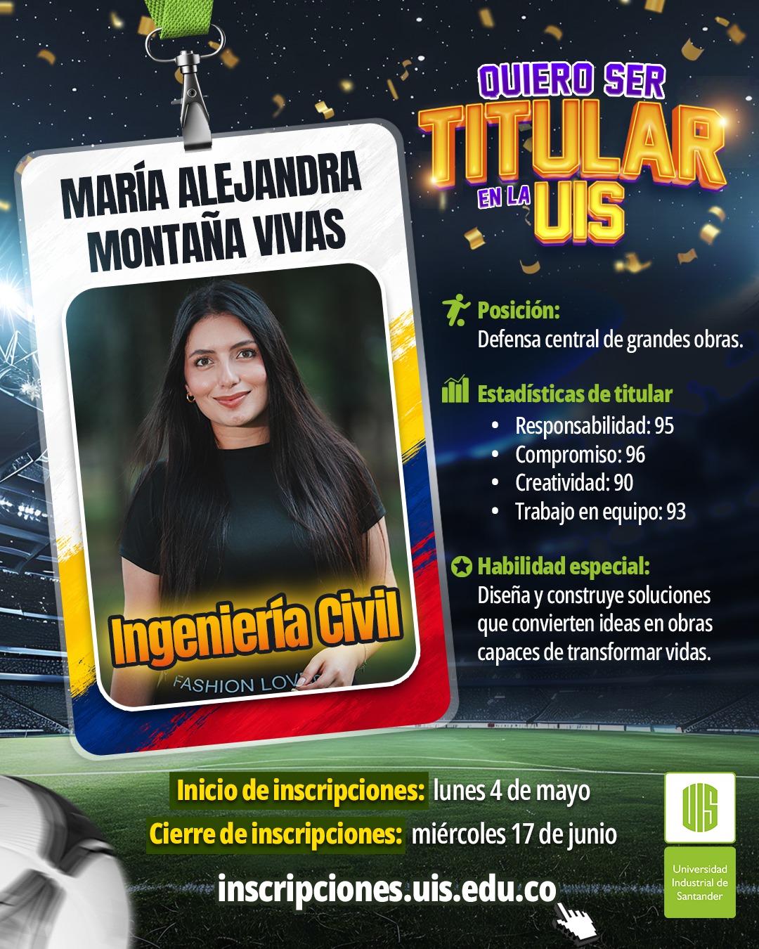 campaña quiero ser titular UIS