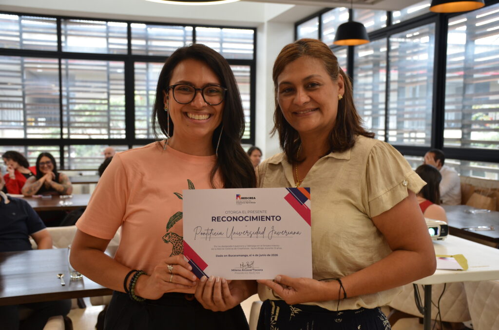 Reconocimiento 1 en la jornada de REDCREA 2026