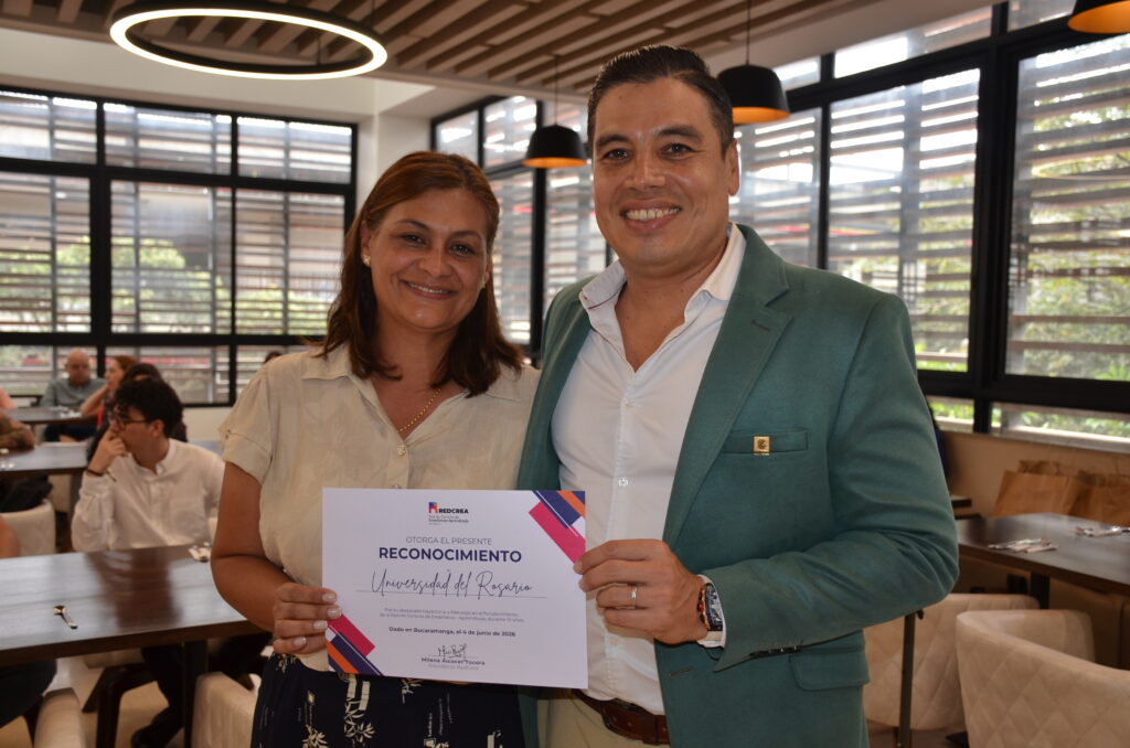 Reconocimiento 3 en la jornada de REDCREAR 2026