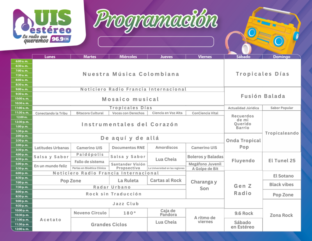 Programación radial  UIS