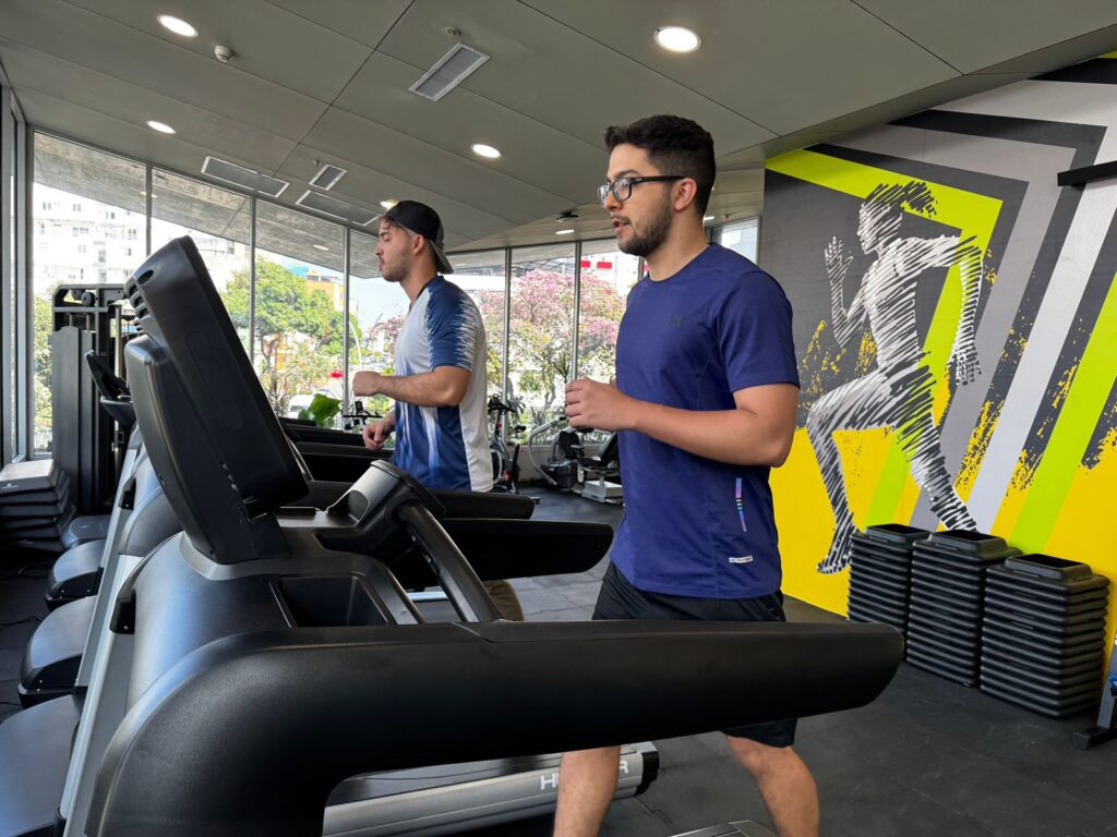 UIS administrative staff make use of gym facilities across university campuses.